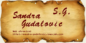 Sandra Gudalović vizit kartica